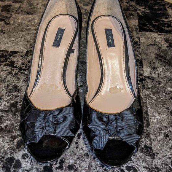 ZARA open-toe kitten heels - Picture 5 of 6